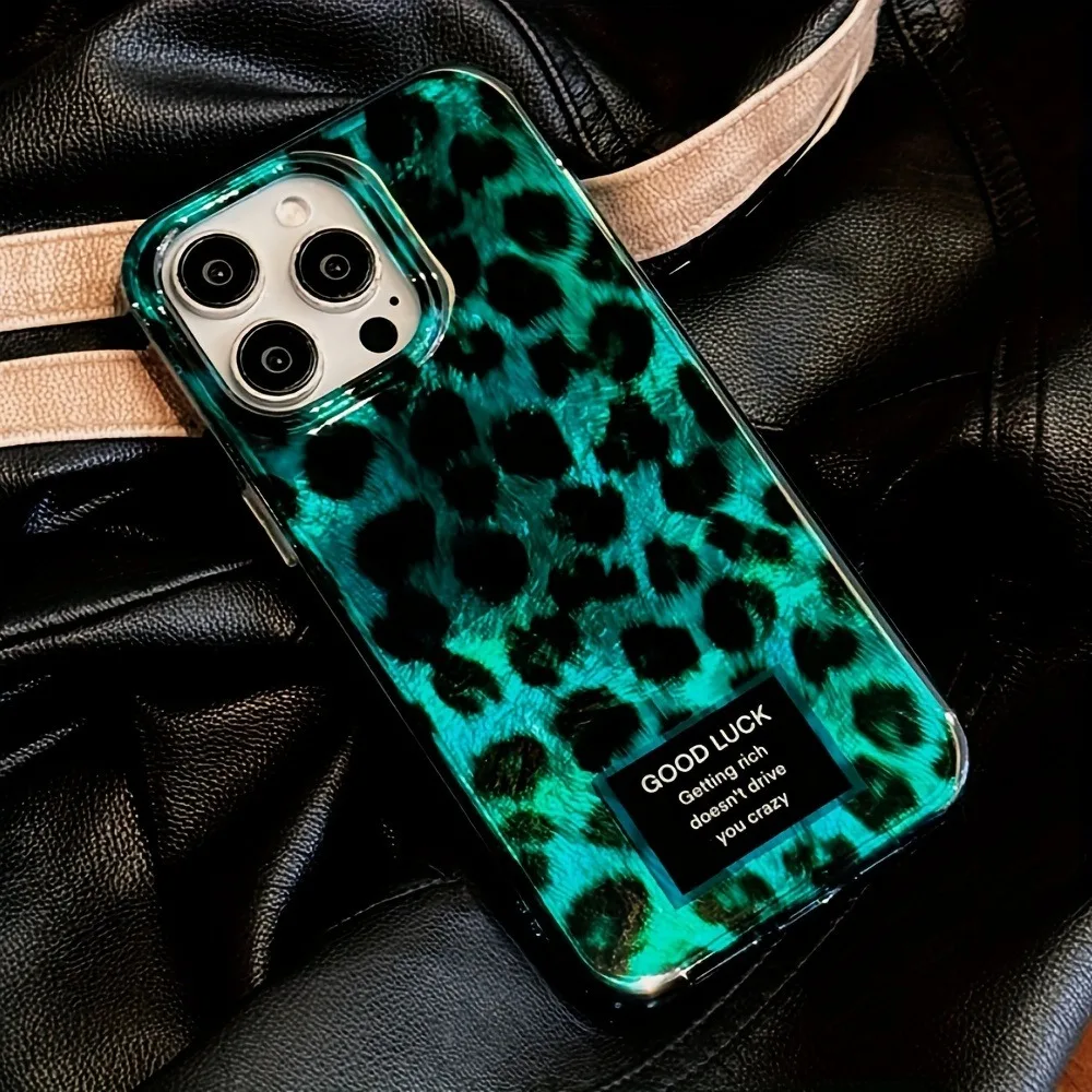 Phone Cases Cute Iphone 14 - Retro Laser Cute Leopard Print Phone