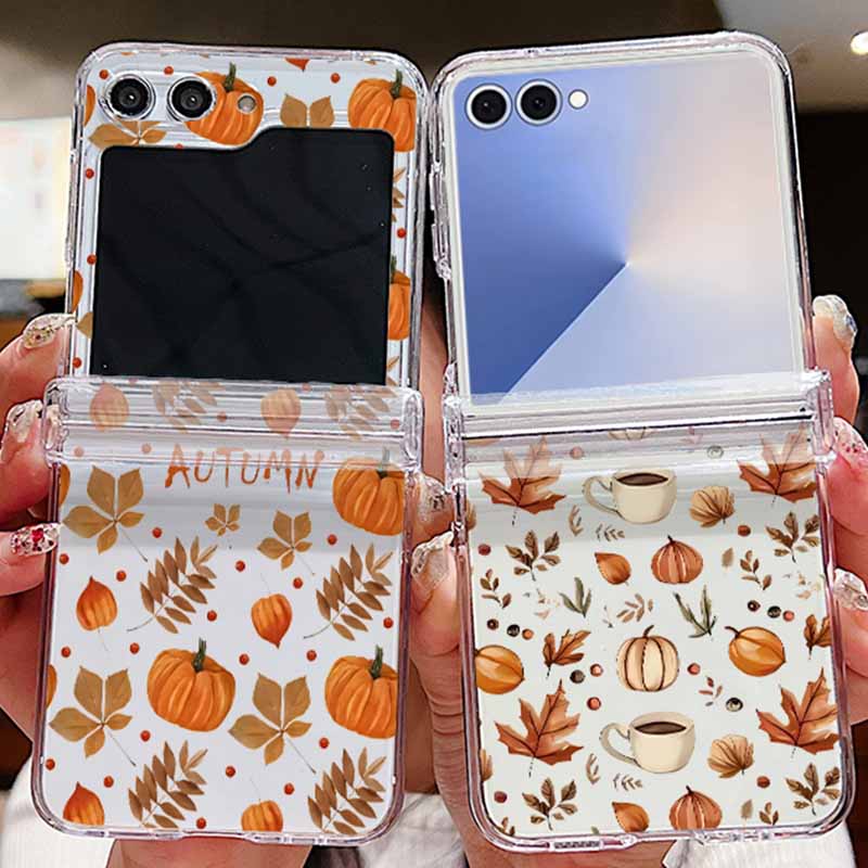 Phone Cases Z Fold 6 - Autumn Maple Leaf Pattern Phone Case