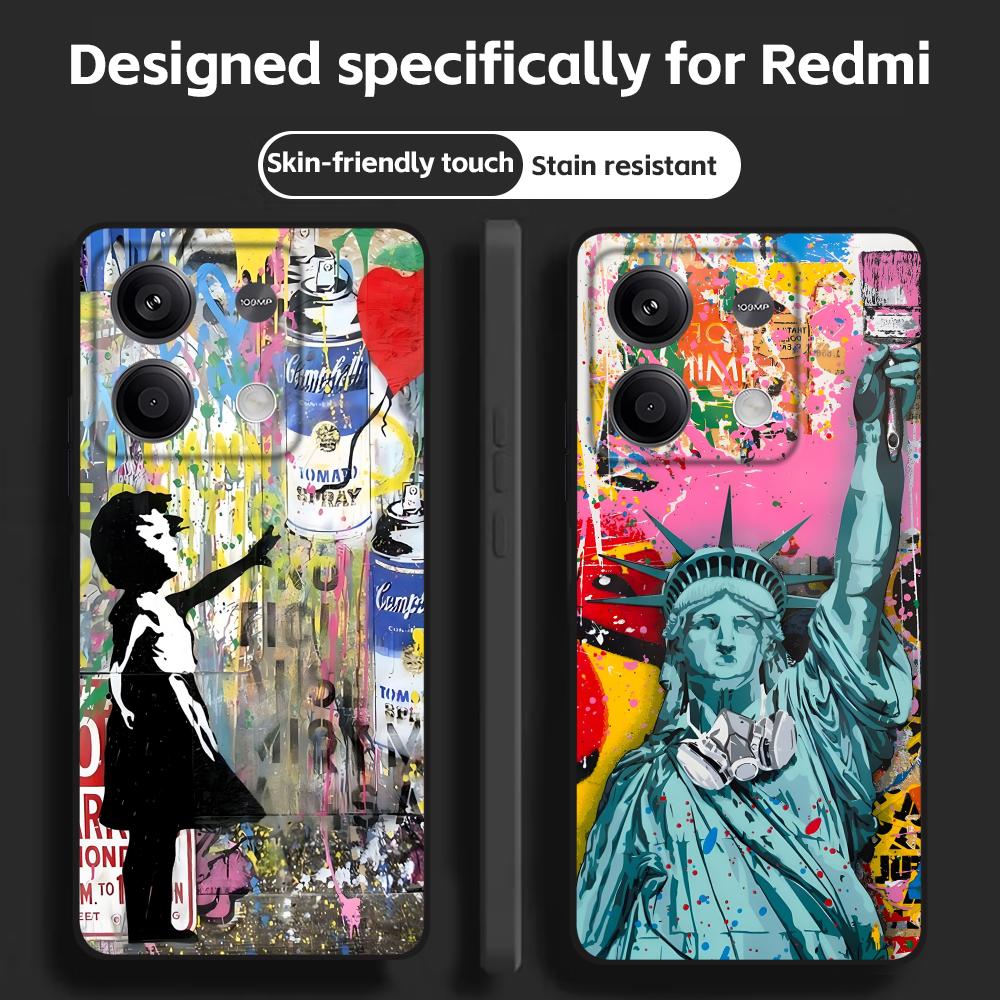 Phone Cases Xiaomi - Banksy Graffiti Art Phone Case For