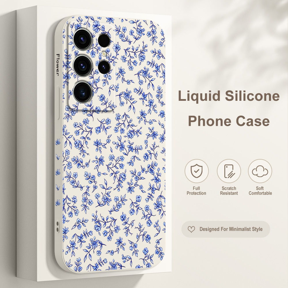 Phone Cases Samsung Galaxy - Twisted Floral Phone Case For Samsung