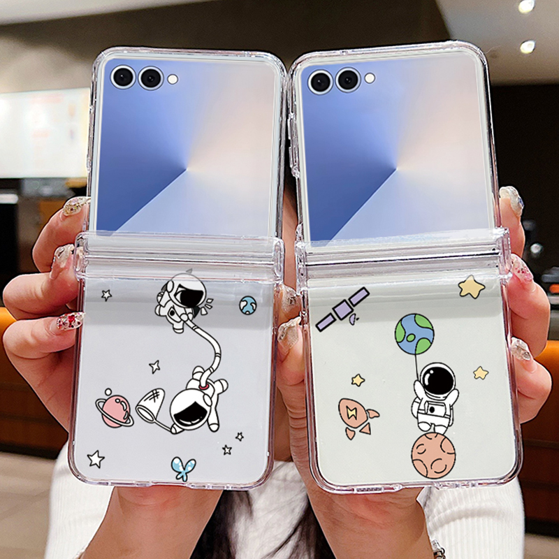 Phone Cases Z Fold 6 - Astronauts Pattern Folding Phone Case For