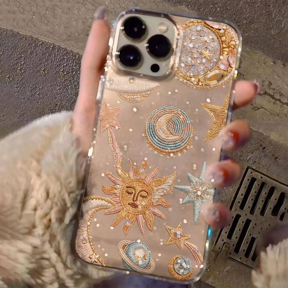 Creativity Stars Moon Clear Gl - Glitter Shockproof Case review and price