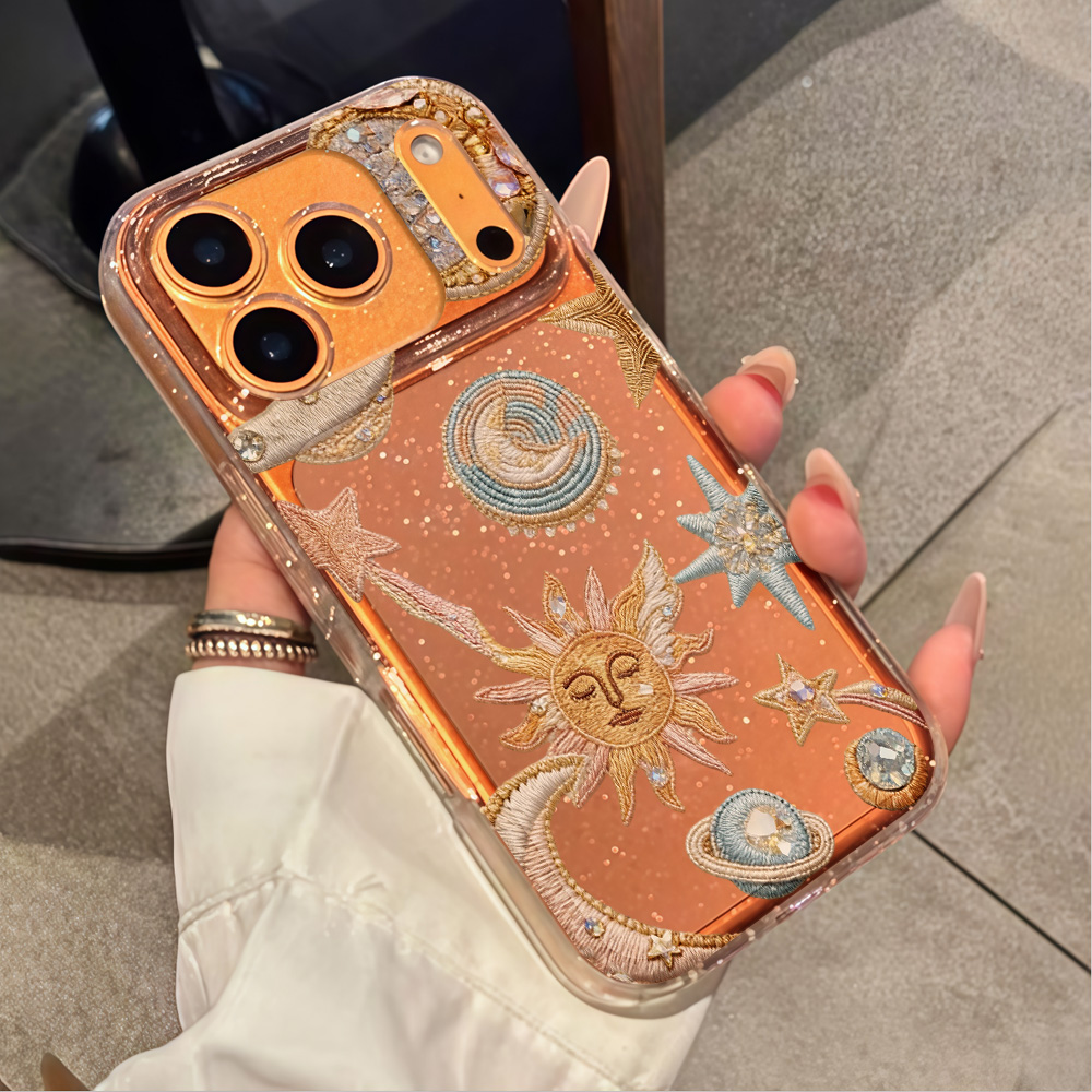 Creativity Stars Moon Clear Gl - Glitter Shockproof Case review and price