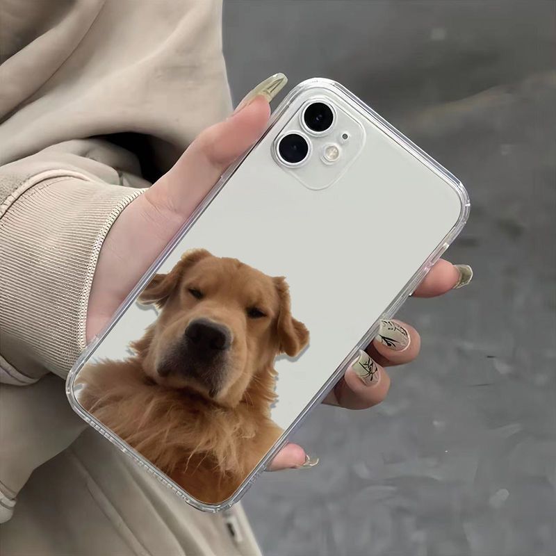 Funny Golden Retriever Clear P - Phone Cases Quirky review and price