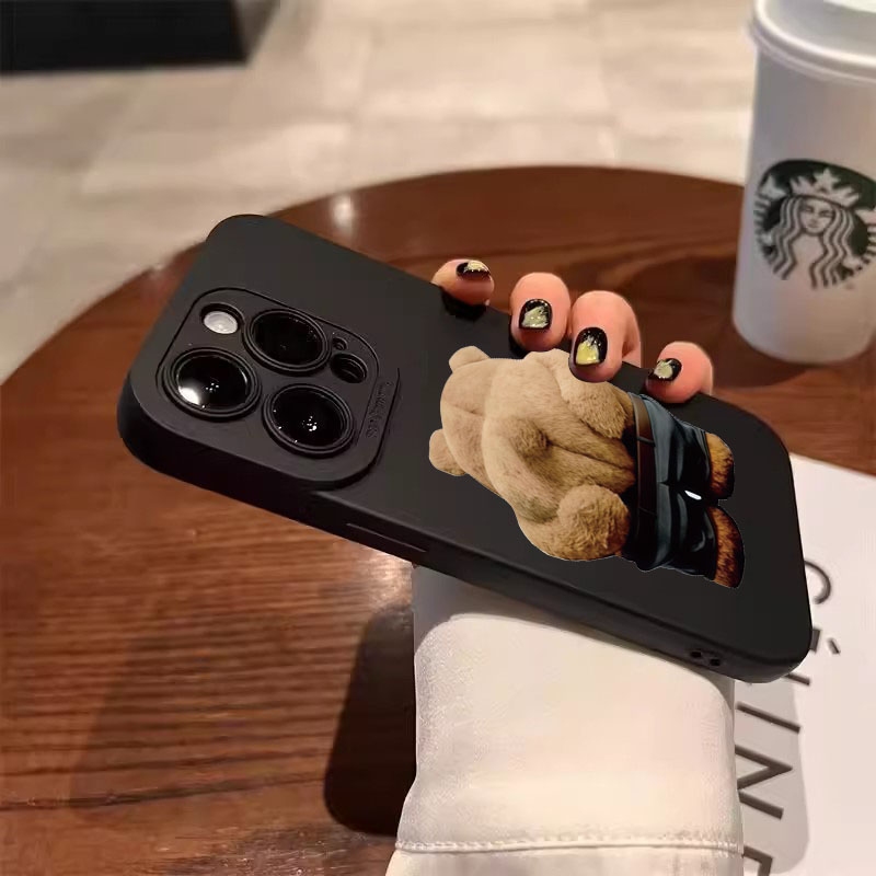 Funny Cool Bear Silicone Phone - Phone Cases Quirky review and price