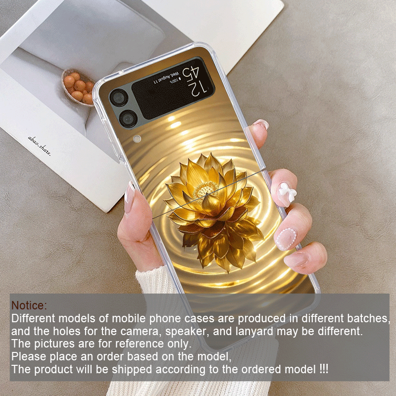 Creative Golden Lotus Flower P - Phone Cases Z Fold 6 review and price