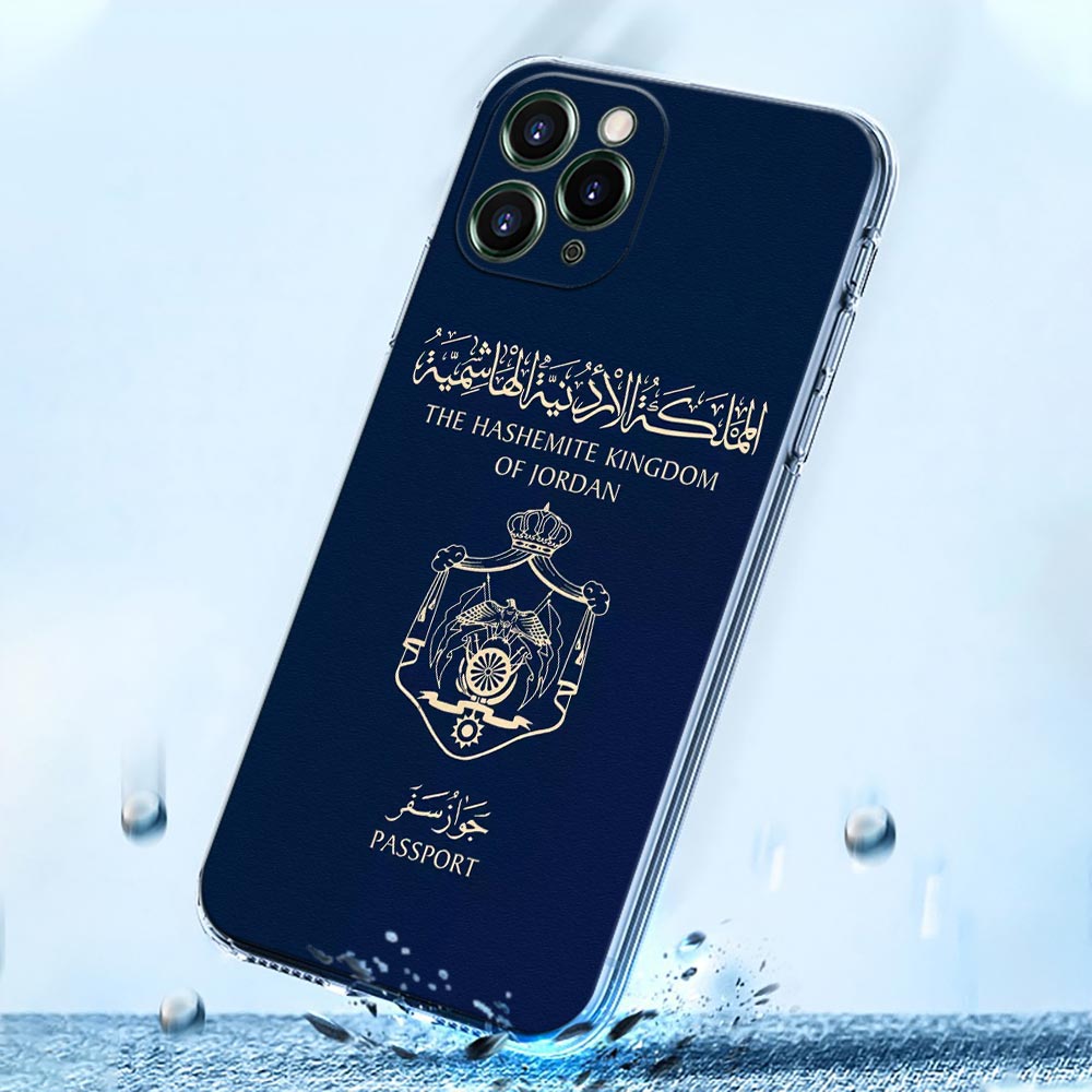 Jordan Passport Flag Map Clear - Phone Cases Jordan review and price