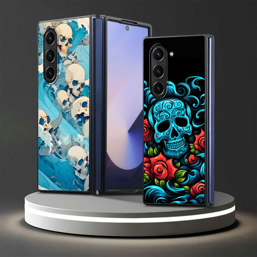 Skull Art Case for Samsung Gal - Phone Cases Z Fold 6 review and price