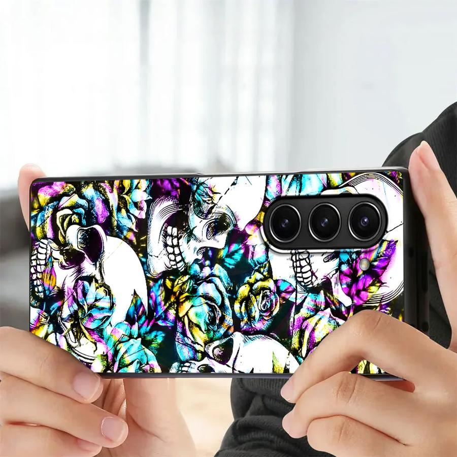 Skull Art Case for Samsung Gal - Phone Cases Z Fold 6 review and price