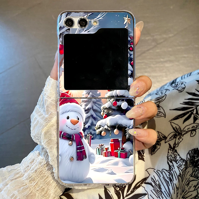 Christmas Snowman Elk Phone Ca - Phone Cases Z Fold 6 review and price