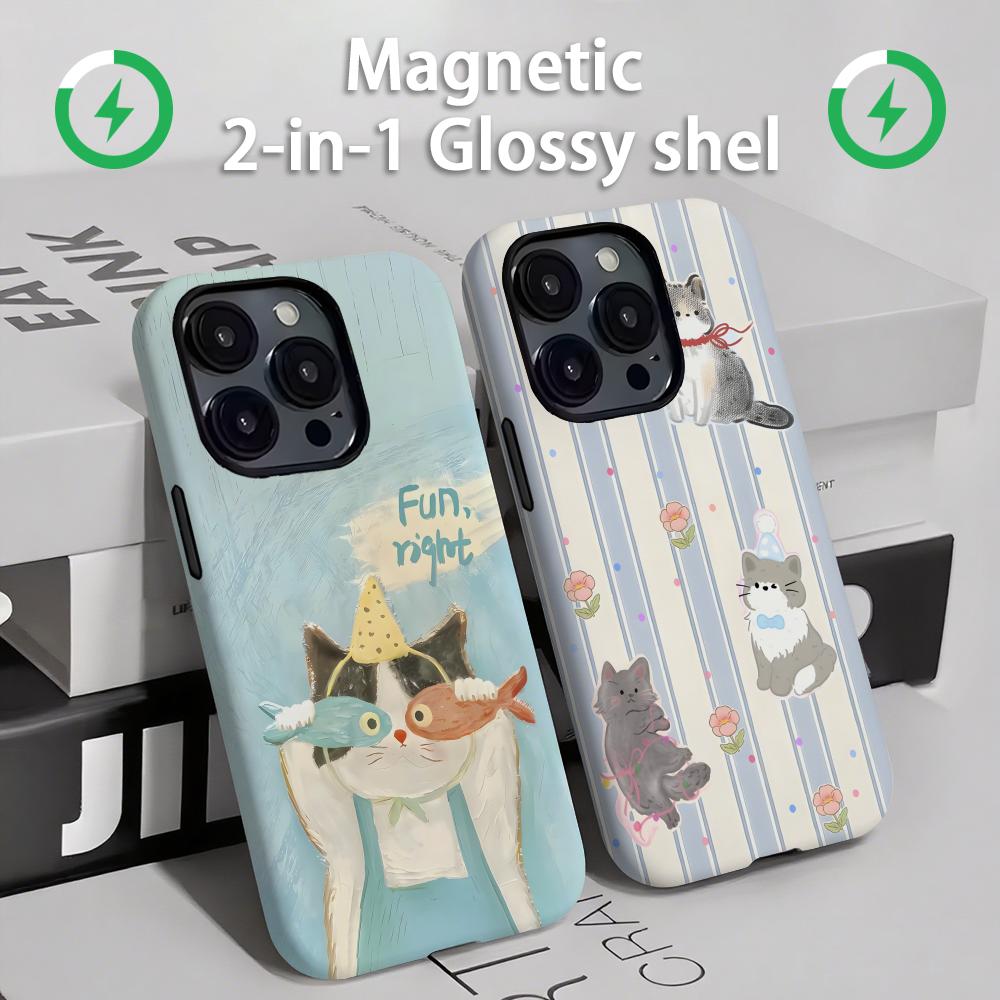 Cute cats and dogs  Phone Case - Phone Cases Cute Iphone 14 review and price