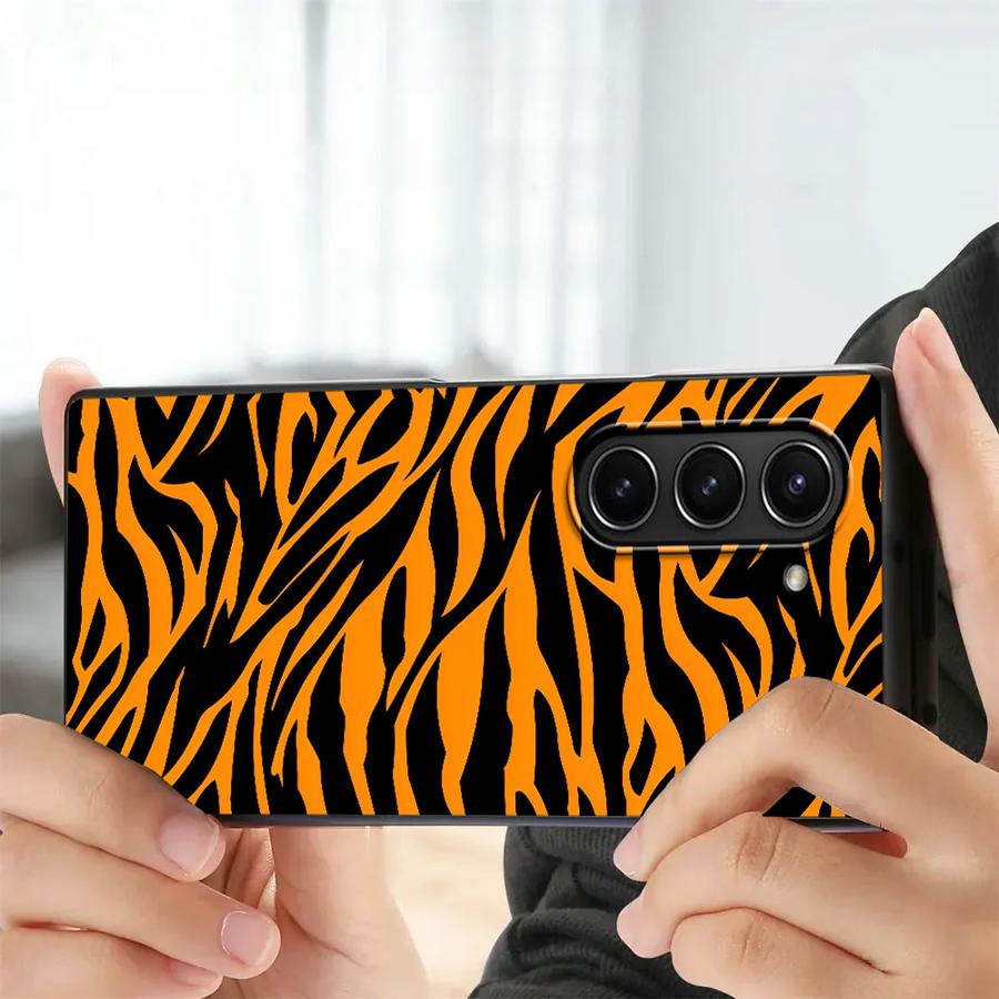 Zebra Striped Sunflower Back P - Phone Cases Z Fold 6 review and price