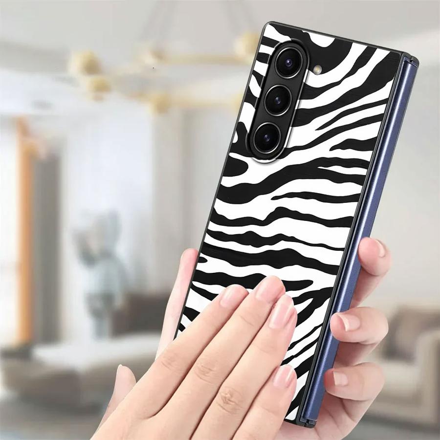Zebra Striped Sunflower Back P - Phone Cases Z Fold 6 review and price