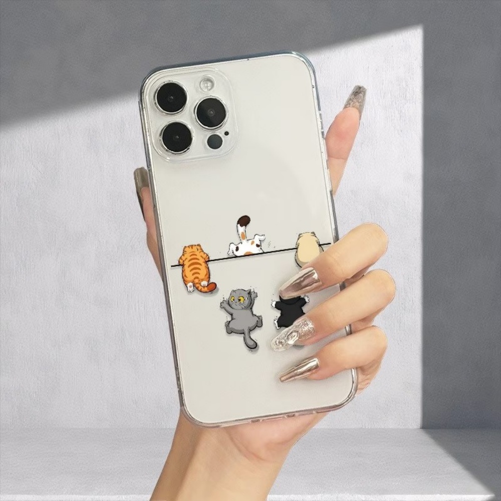 Five Cute Cat Pattern Phone Ca - Phone Cases Cute Iphone 14 review and price