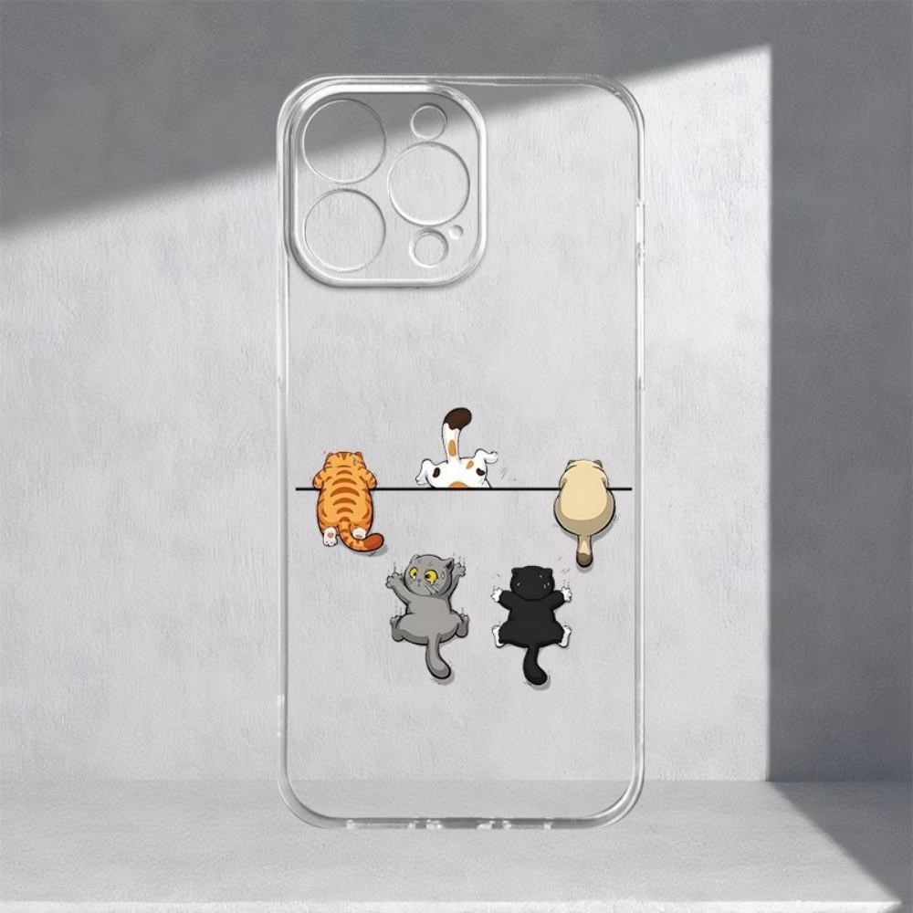 Five Cute Cat Pattern Phone Ca - Phone Cases Cute Iphone 14 review and price