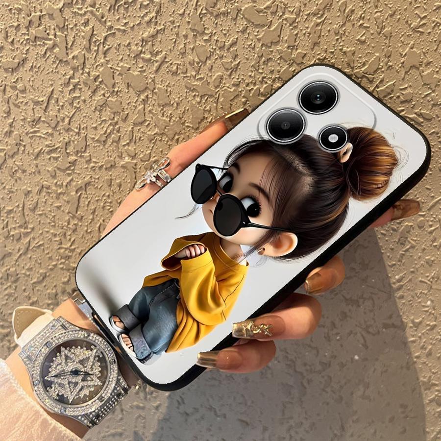 Cartoon Girl Pattern Funda Pho - Phone Cases Xiaomi review and price