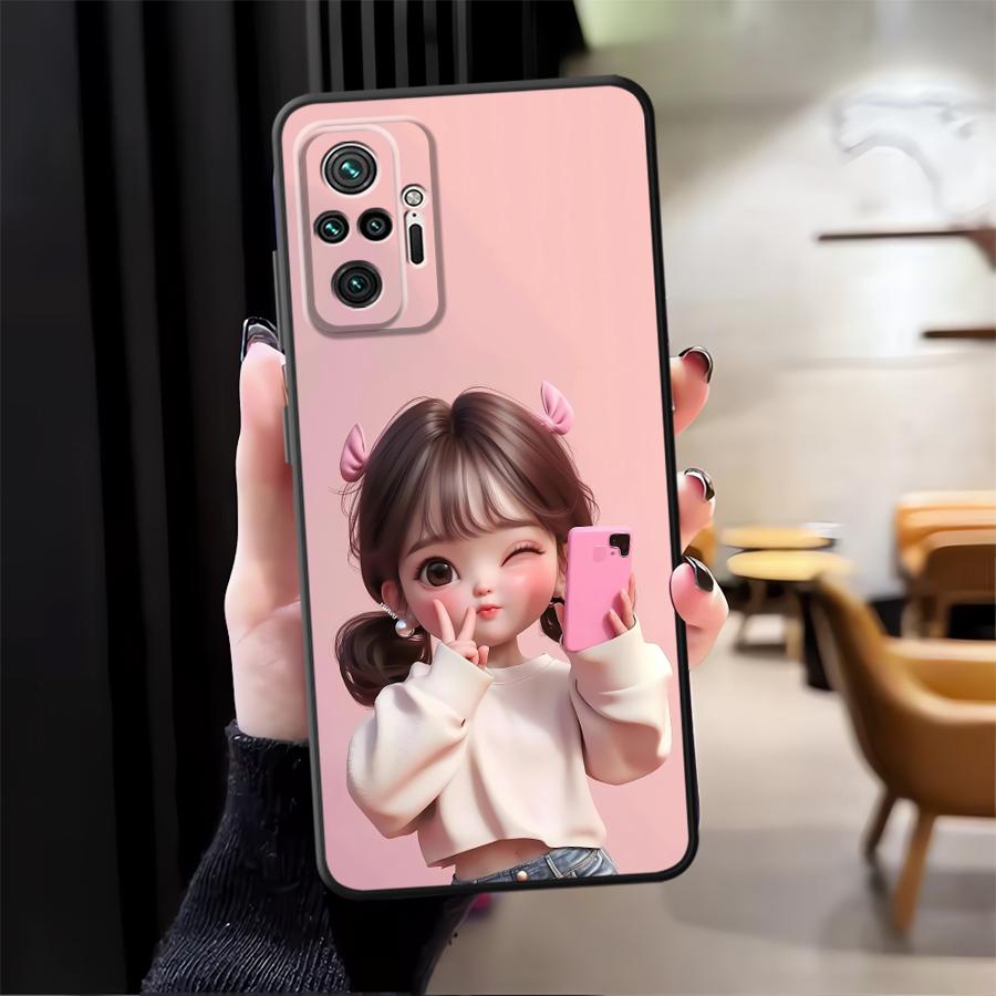 Cartoon Girl Pattern Funda Pho - Phone Cases Xiaomi review and price
