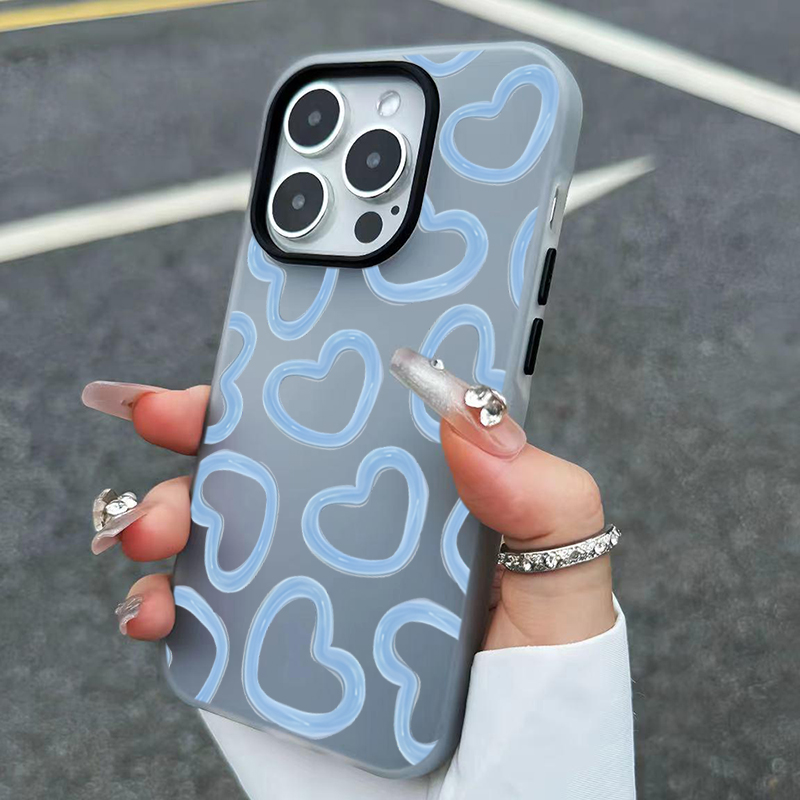 Cute Oil Painting Love Heart P - Phone Cases Cute Iphone 14 review and price