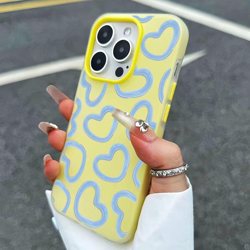 Cute Oil Painting Love Heart P - Phone Cases Cute Iphone 14 review and price