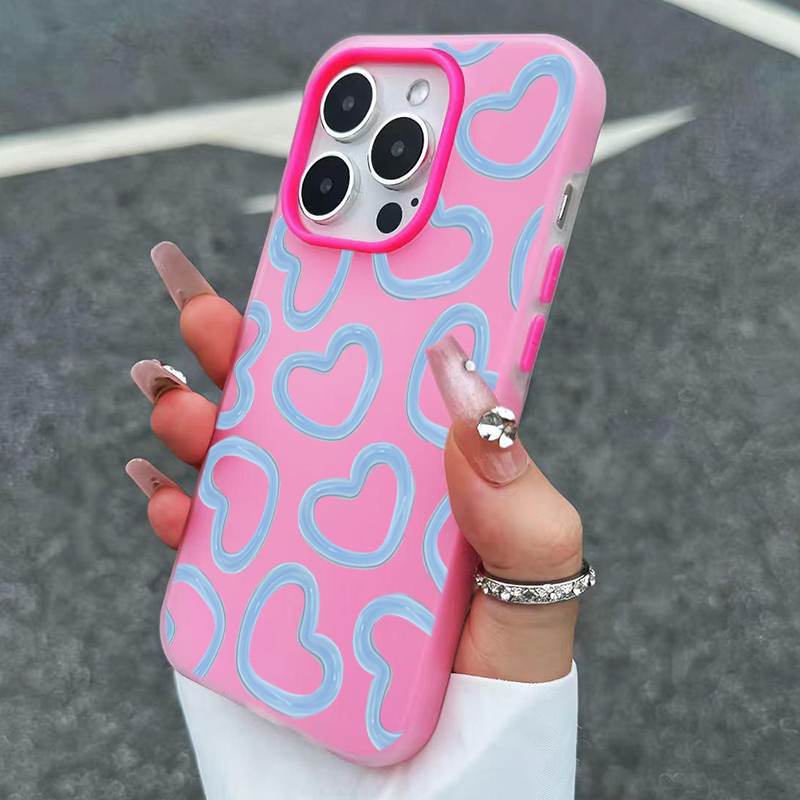 Cute Oil Painting Love Heart P - Phone Cases Cute Iphone 14 review and price