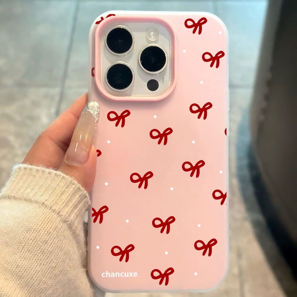 Minimalist Bow Girl INS Phone  - Phone Cases For Girls review and price