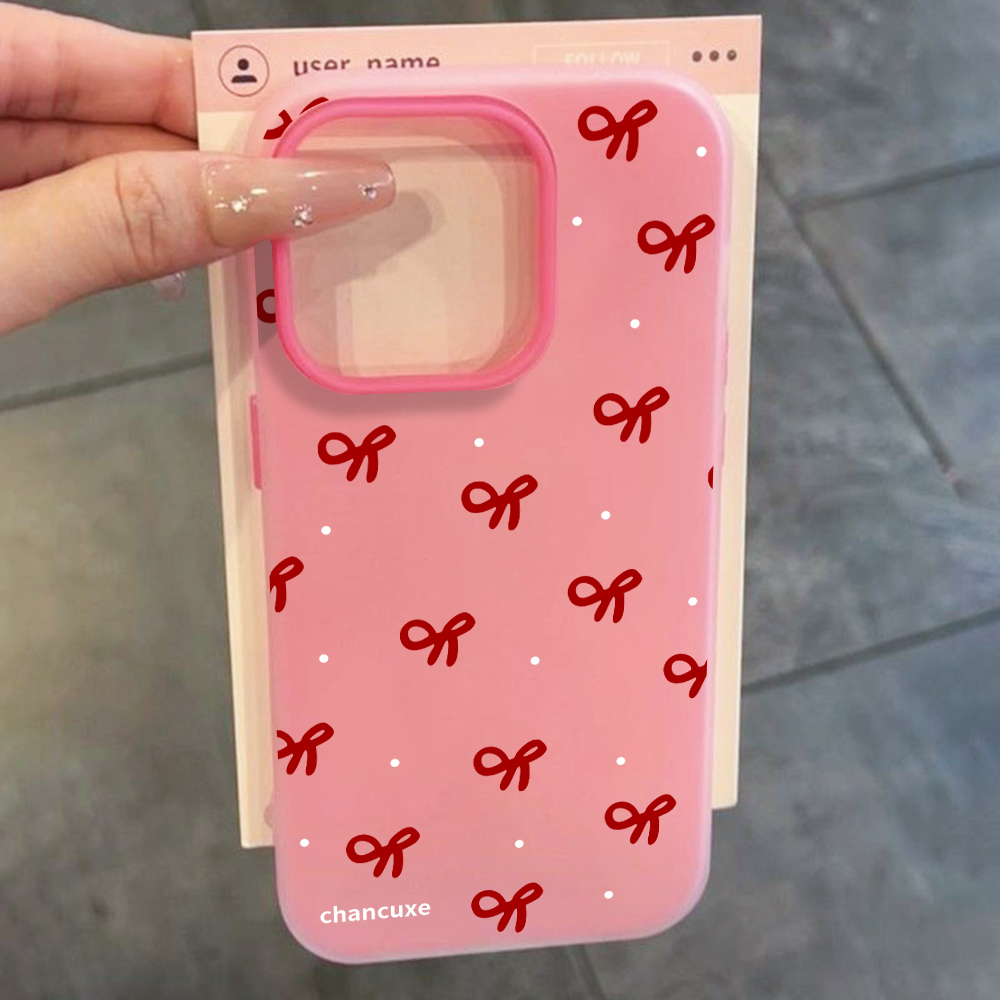 Minimalist Bow Girl INS Phone  - Phone Cases For Girls review and price