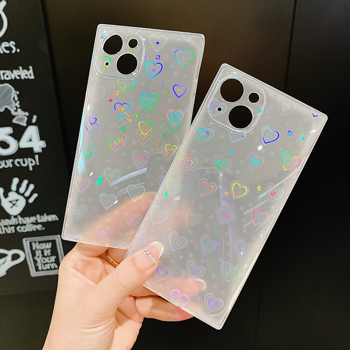 Heart Pattern Phone Case Compa - Glitter Shockproof Case review and price