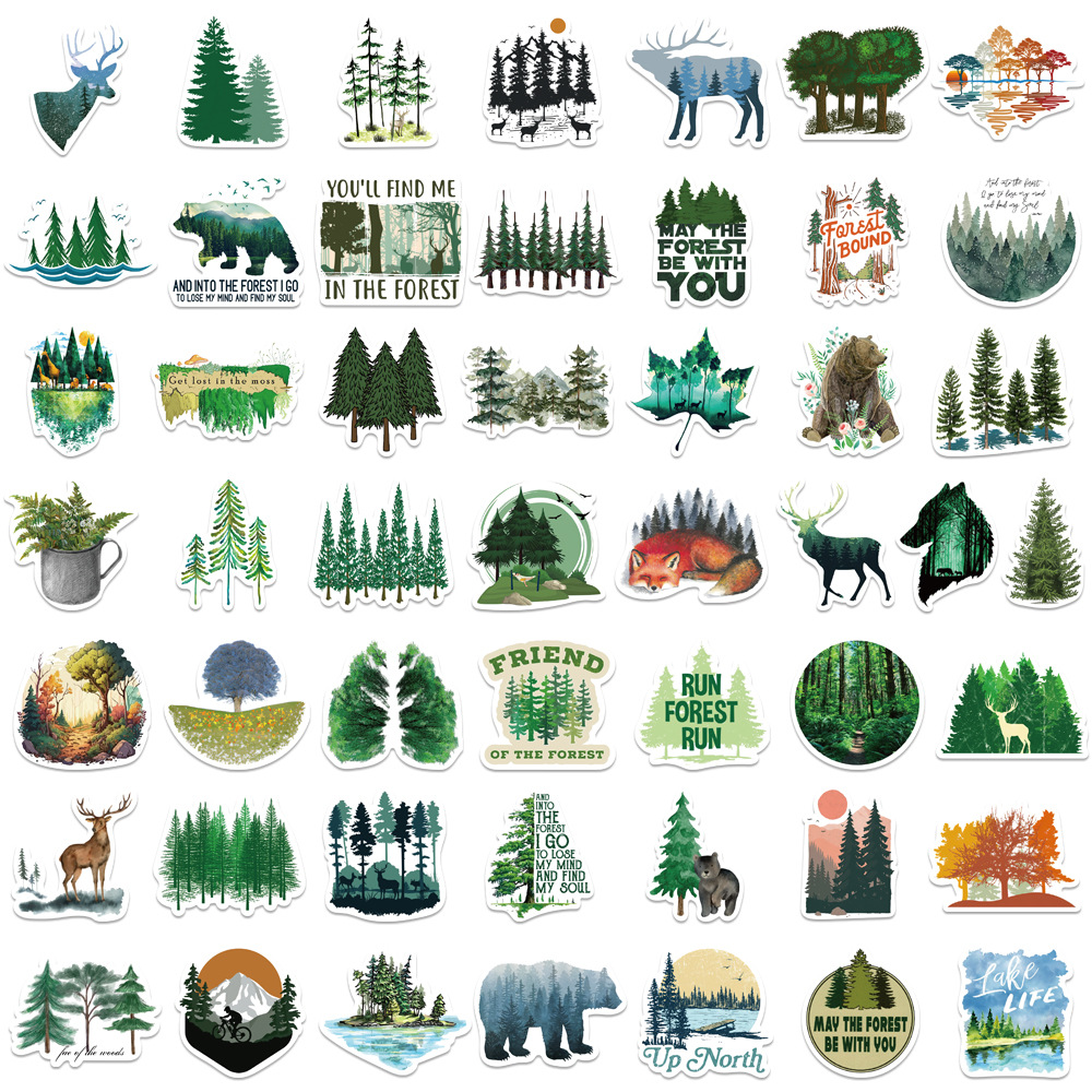 50PCS Green Forest Graffiti St - Phone Cases Quotes review and price