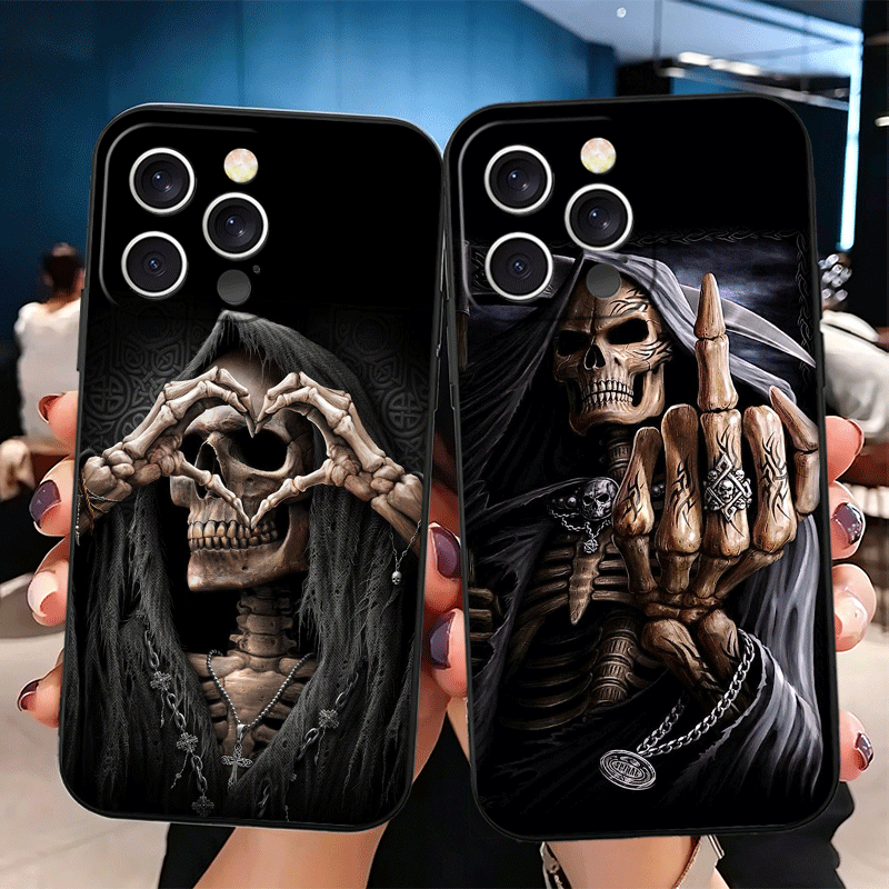 Grim Reaper Skeleton Funny Sty - Phone Cases Quirky review and price