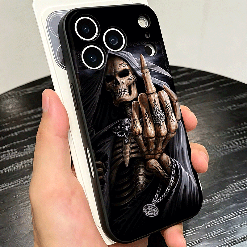 Grim Reaper Skeleton Funny Sty - Phone Cases Quirky review and price