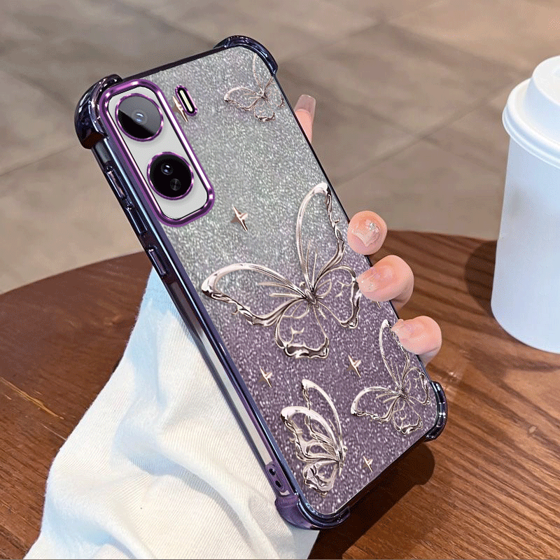 Glitter Plating Cover For Vivo - Glitter Shockproof Case review and price
