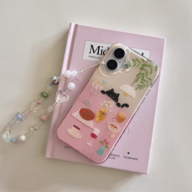 Ins Girl Cute Dining Table Lit - Phone Cases For Girls review and price