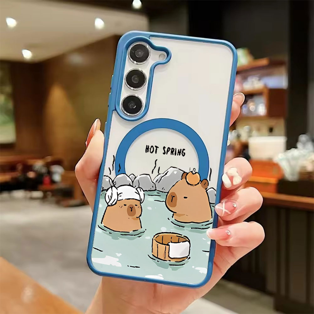 Color Transparent Magnetic Pho - Phone Cases Samsung Galaxy review and price