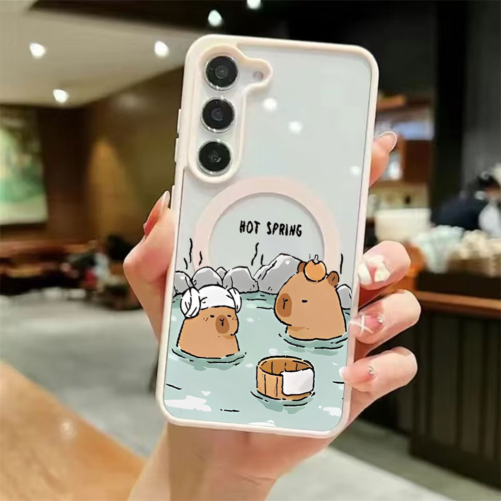 Color Transparent Magnetic Pho - Phone Cases Samsung Galaxy review and price