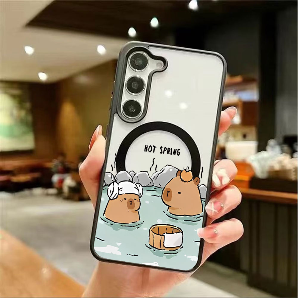 Color Transparent Magnetic Pho - Phone Cases Samsung Galaxy review and price