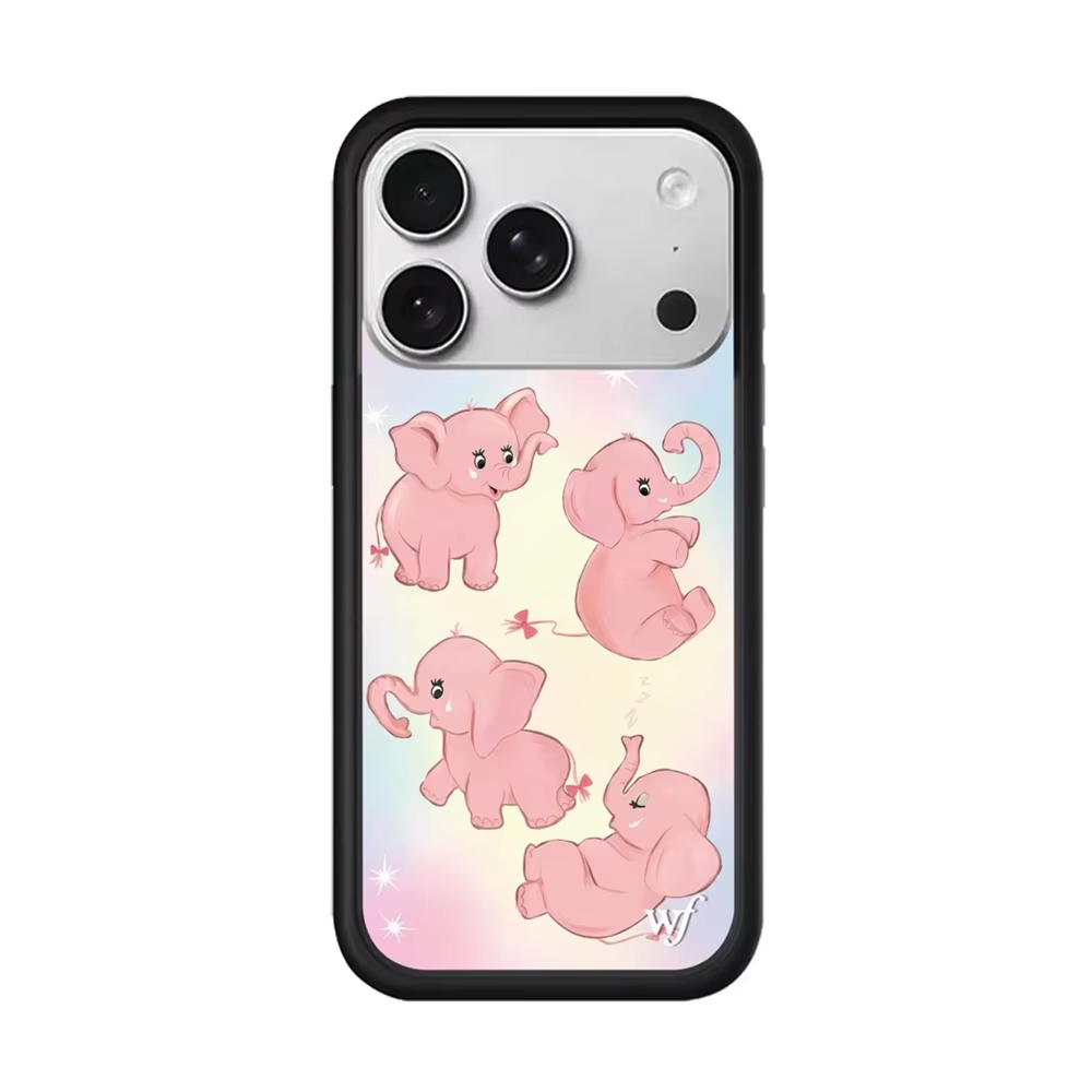 Wildflower INS Pink Elephants  - Phone Cases Wildflower review and price