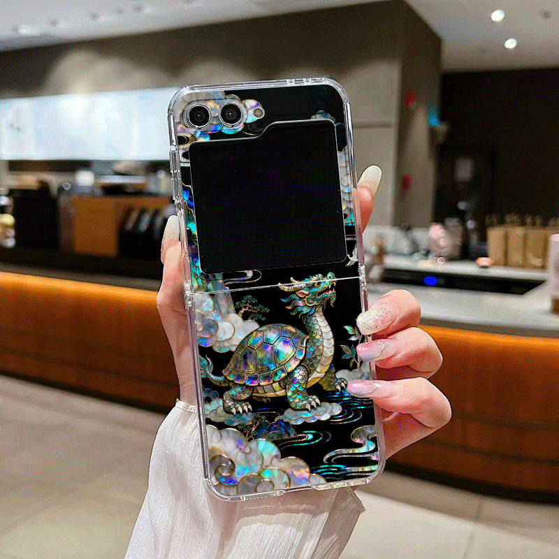 Stylish Tiger Dragon Marble Te - Phone Cases Z Fold 6 review and price