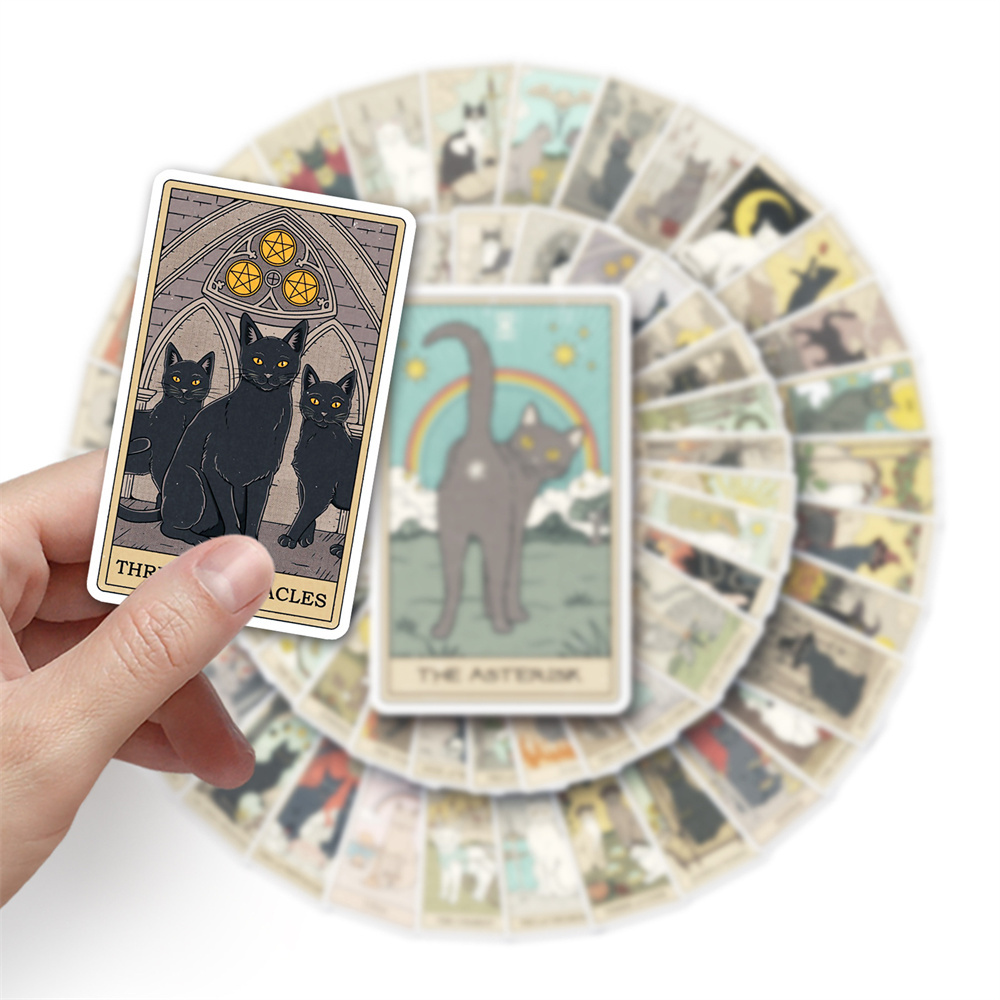 10/30/50PCS Cartoon Cat Tarot  - Phone Cases Wholesale review and price