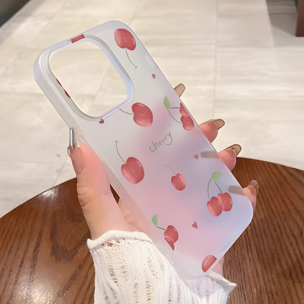 Cherry Phone Case Frosted For  - Phone Cases Store review and price