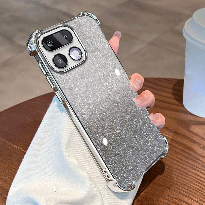 Glitter Plating Clear Protecti - Glitter Shockproof Case review and price