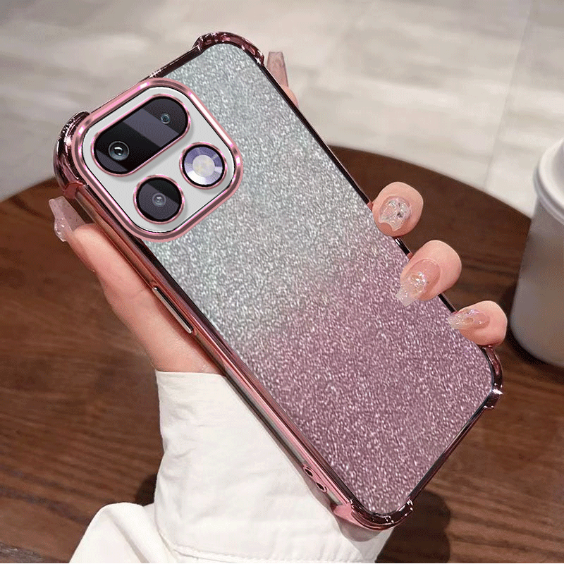 Glitter Plating Clear Protecti - Glitter Shockproof Case review and price