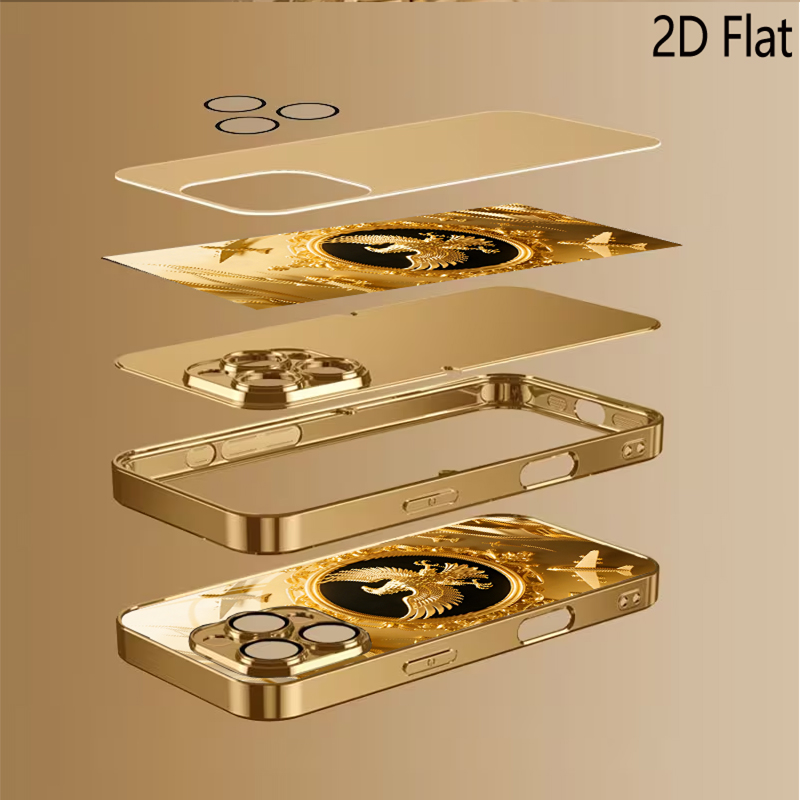 Golden Wing Patterned tempered - Phone Cases H&M review and price