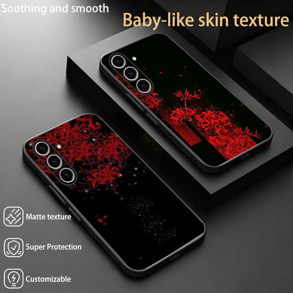 Red spider lily Japan art fash - Phone Cases Japan review and price
