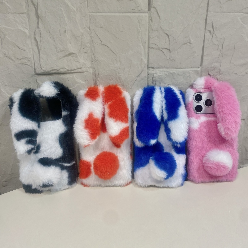 Cute Rabbit Design Fluffy Phon - Phone Cases Cute Iphone 14 review and price