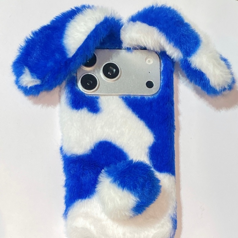 Cute Rabbit Design Fluffy Phon - Phone Cases Cute Iphone 14 review and price