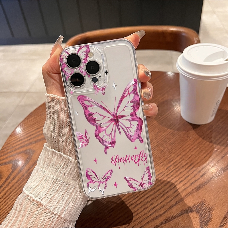Y2K Glitter Butterfly Phone Ca - Glitter Shockproof Case review and price