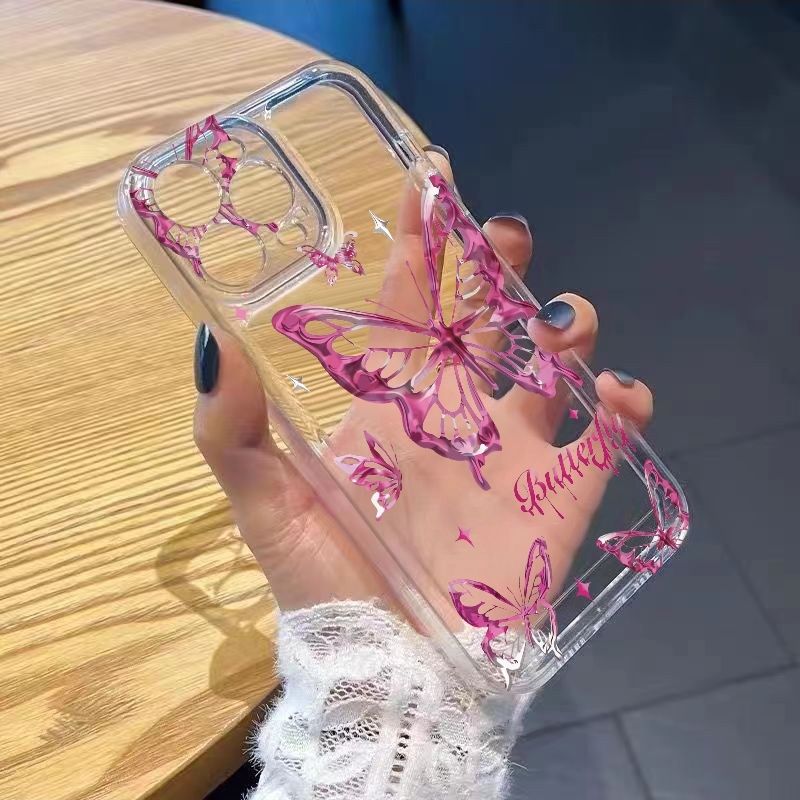 Y2K Glitter Butterfly Phone Ca - Glitter Shockproof Case review and price