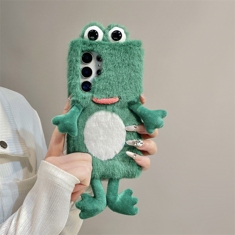 Plush Frog Phone Case, Cute Gr - Phone Cases Samsung Galaxy review and price