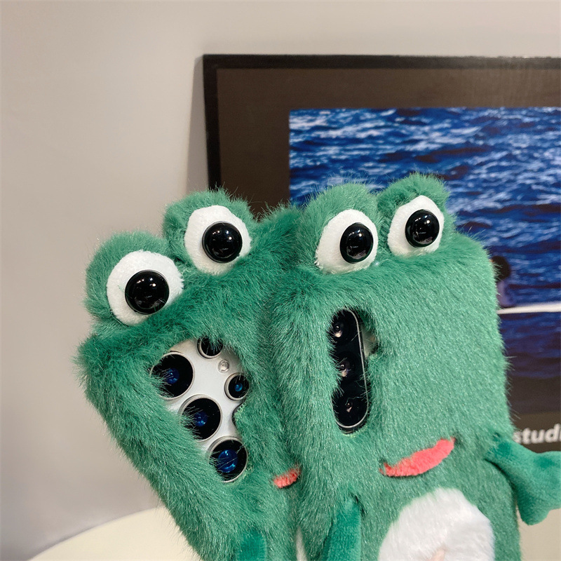 Plush Frog Phone Case, Cute Gr - Phone Cases Samsung Galaxy review and price