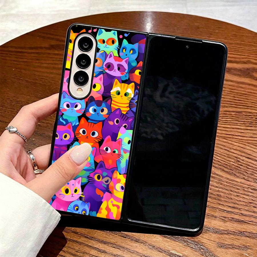 Full Cover Cat Phone Cover Cas - Phone Cases Z Fold 6 review and price